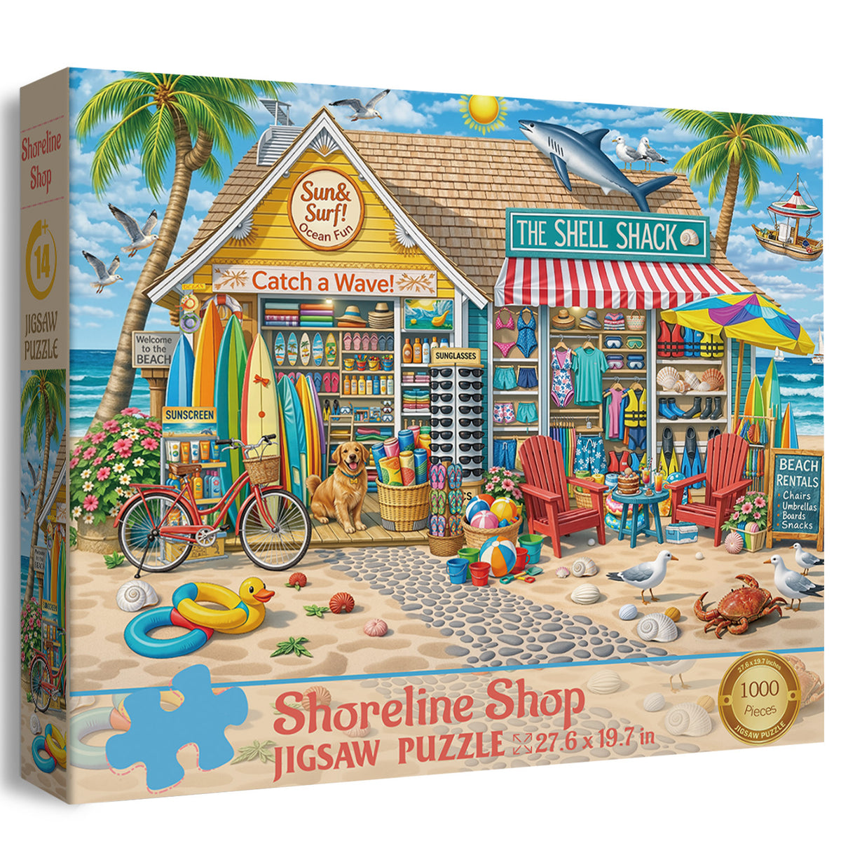 Shoreline Shop Jigsaw Puzzle 1000 Pieces