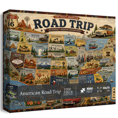 American Road Trip Jigsaw Puzzle 1000 Pieces