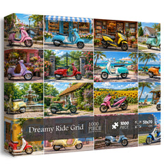 Dreamy Ride Grid Puzzle 1000 Teile