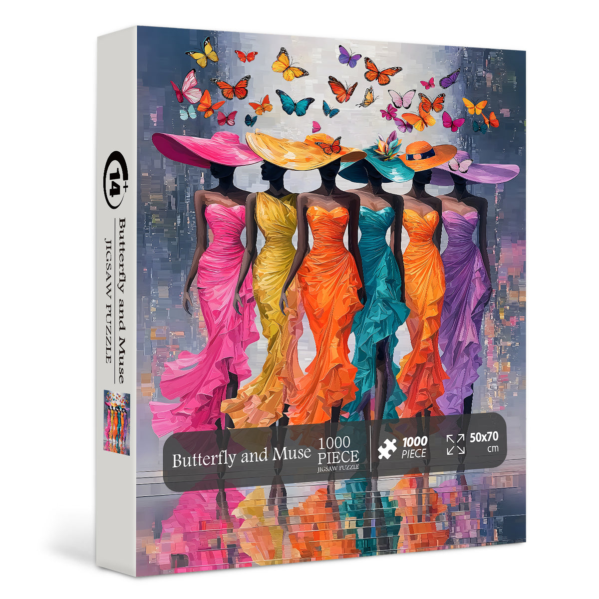 Butterfly and Muse Jigsaw Puzzle 1000 Pieces