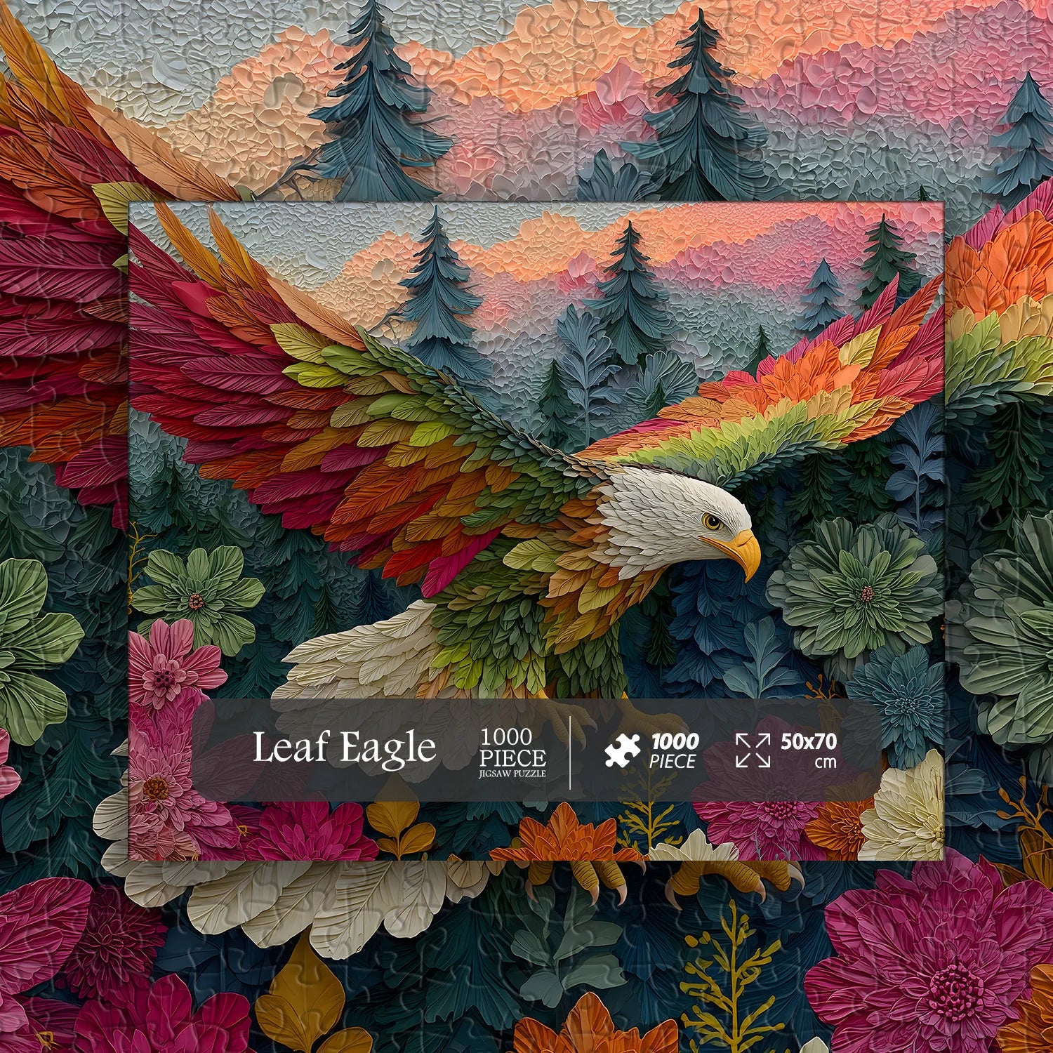 Blattadler-Puzzle 1000 Teile