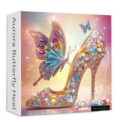 Aurora Butterfly Heel Jigsaw Puzzle 1000 Pieces