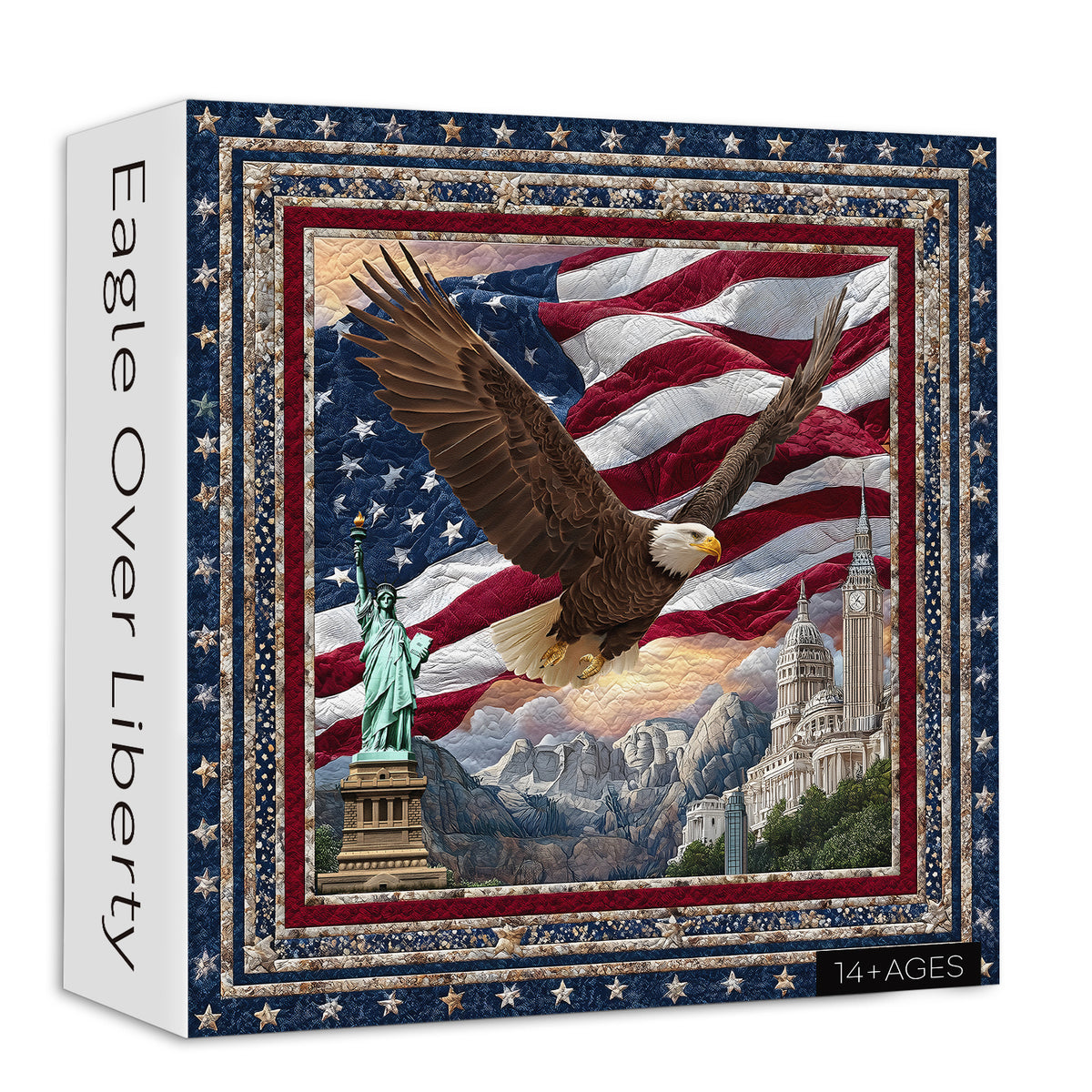 Eagle Over Liberty Jigsaw Puzzle 1000 Pieces