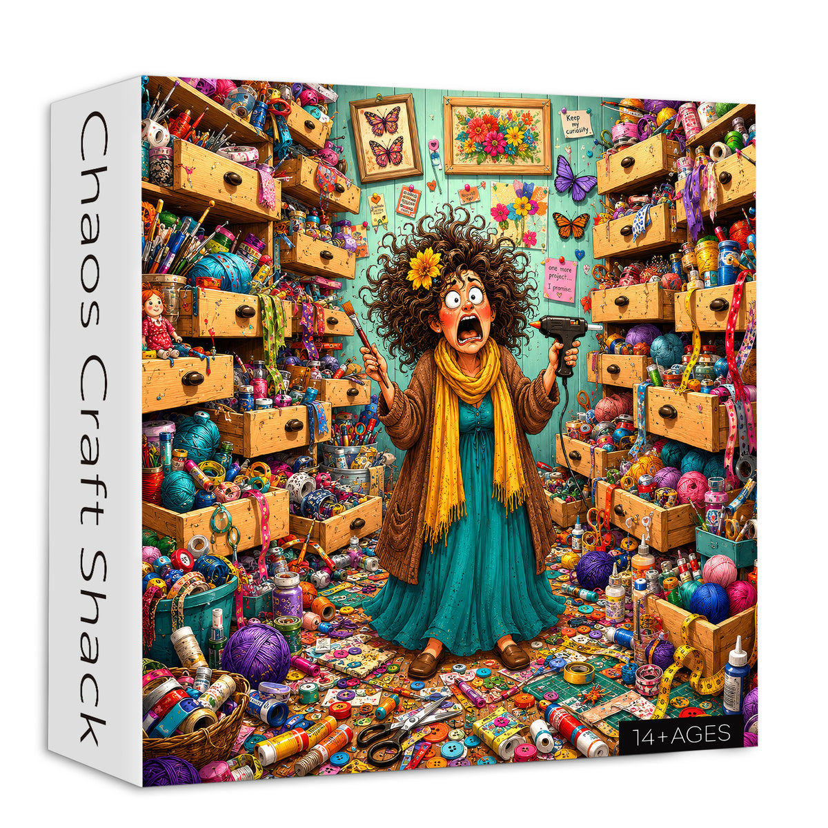 Chaos Craft Shack Jigsaw Puzzle 1000 Pieces