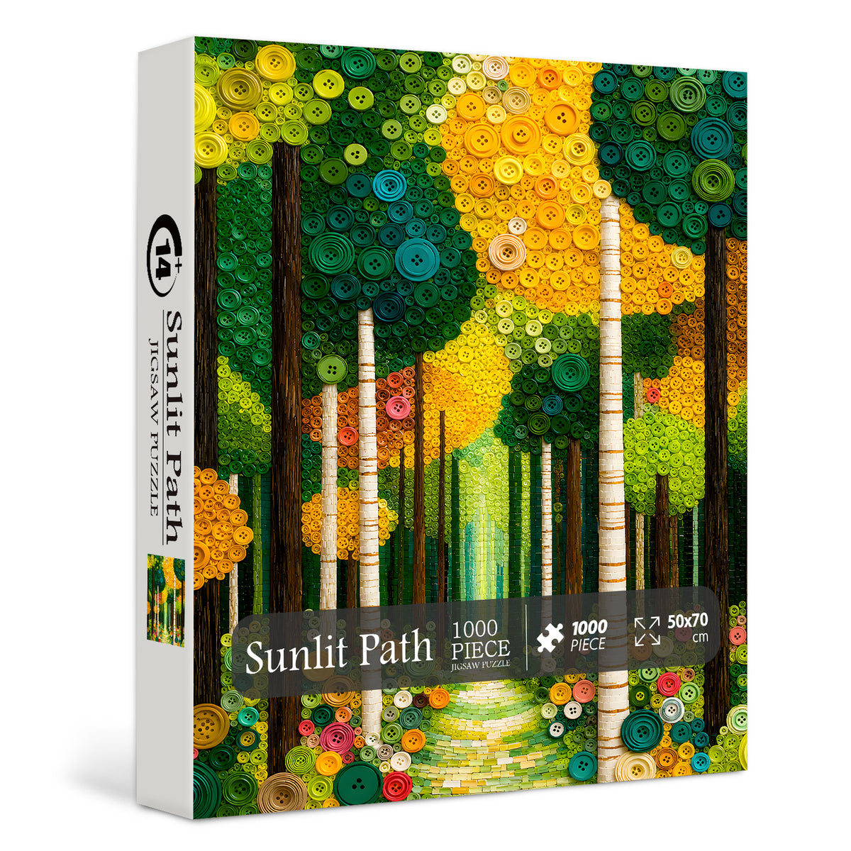 Sunlit Path Jigsaw Puzzle 1000 Pieces