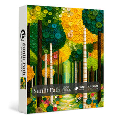 Sunlit Path Jigsaw Puzzle 1000 Pieces