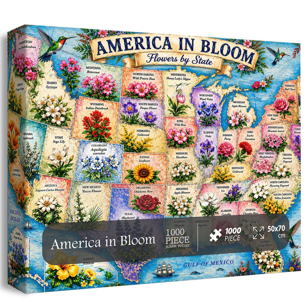 America in Bloom Jigsaw Puzzle 1000 Pieces