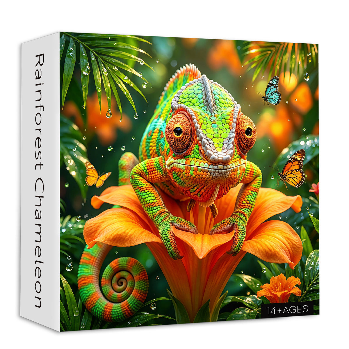 Regenwald-Chamäleon-Puzzle 1000 Teile