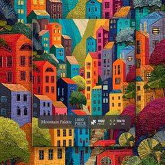 Mountain Palette Jigsaw Puzzle 1000 Pieces