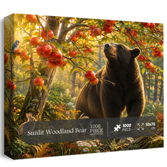 Sunlit Woodland Bear Puzzle 1000 Teile