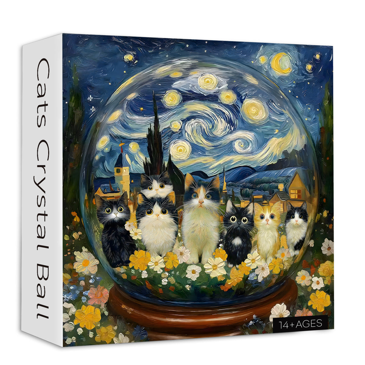 Katzen-Kristallkugel-Puzzle, 1000 Teile
