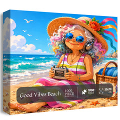Good Vibes Beach Jigsaw Puzzle 1000 Pieces