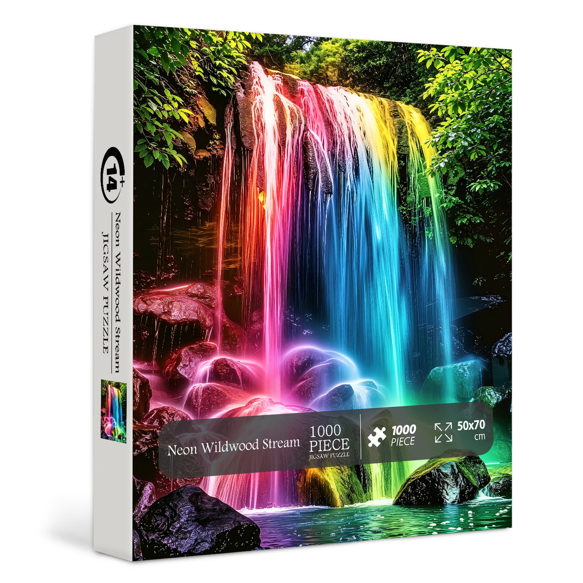 Neon Wildwood Stream Puzzle 1000 Teile