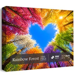 Regenbogenwald-Puzzle 1000 Teile