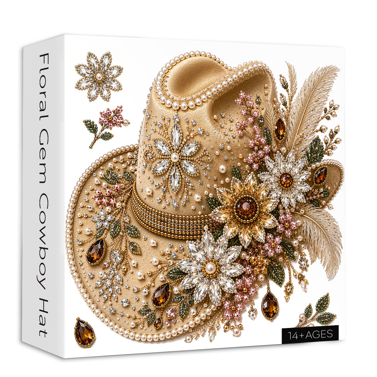 Blumenjuwel Cowboyhut-Puzzle 1000 Teile