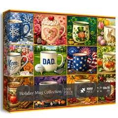 Holiday Mug Collection Jigsaw Puzzle 1000 Pieces