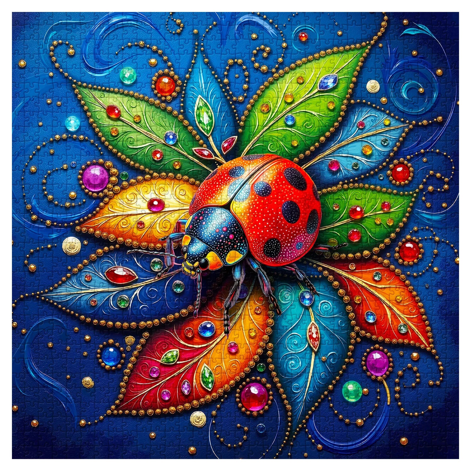 Colorburst Beetle Puzzle 1000 Teile