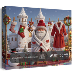 Christmas Castle Celebration Jigsaw Puzzle 1000 Pieces