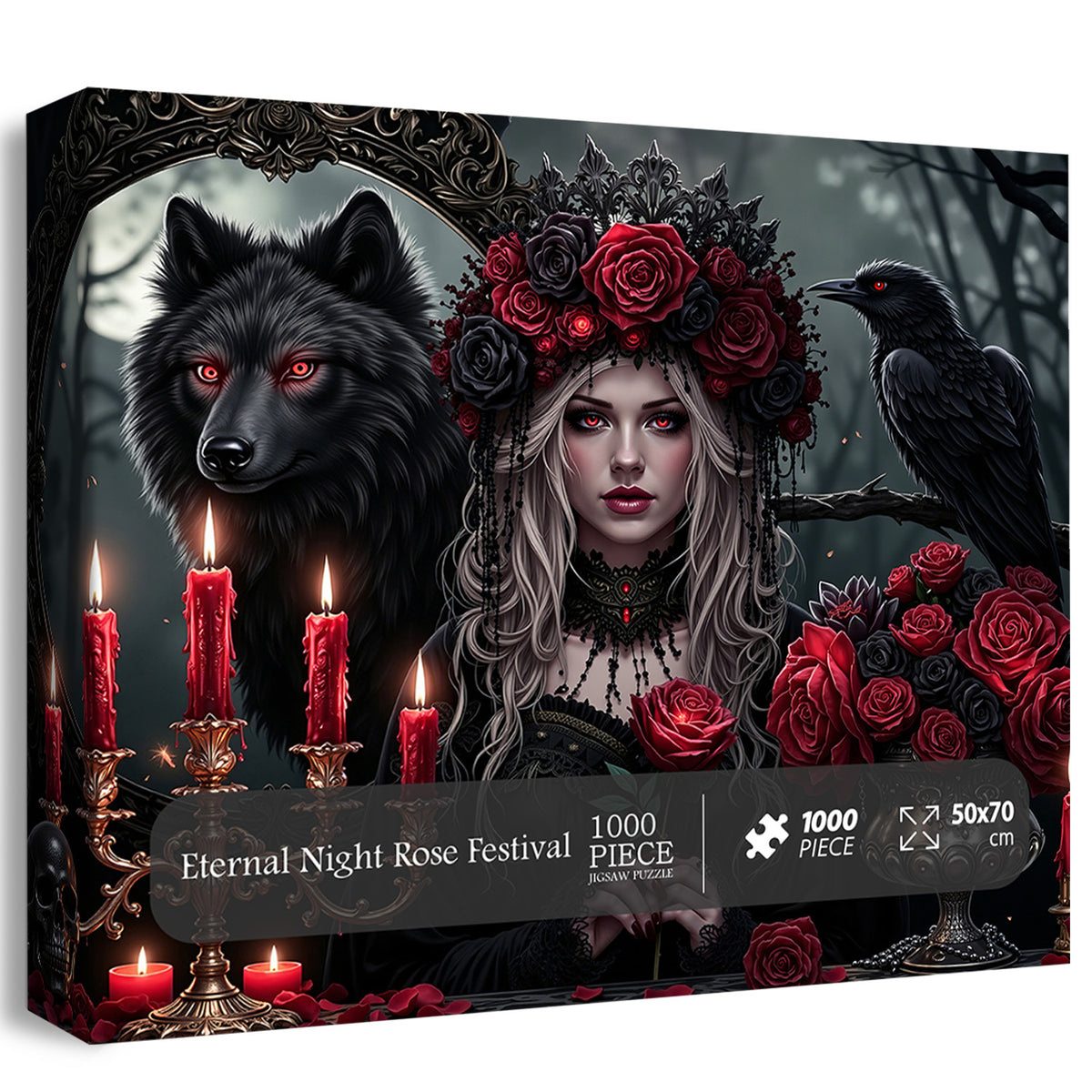Eternal Night Rose Festival Puzzle 1000 Teile