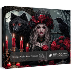 Eternal Night Rose Festival Puzzle 1000 Teile
