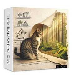 Das erforschende Katzenpuzzle 1000 Teile