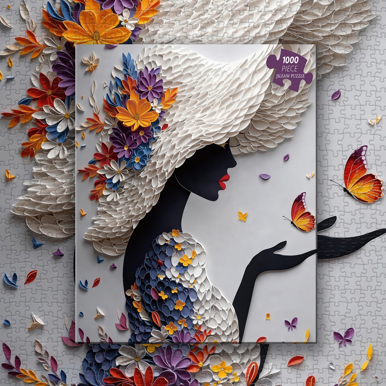 Schmetterlingsflüstern Puzzle 1000 Teile