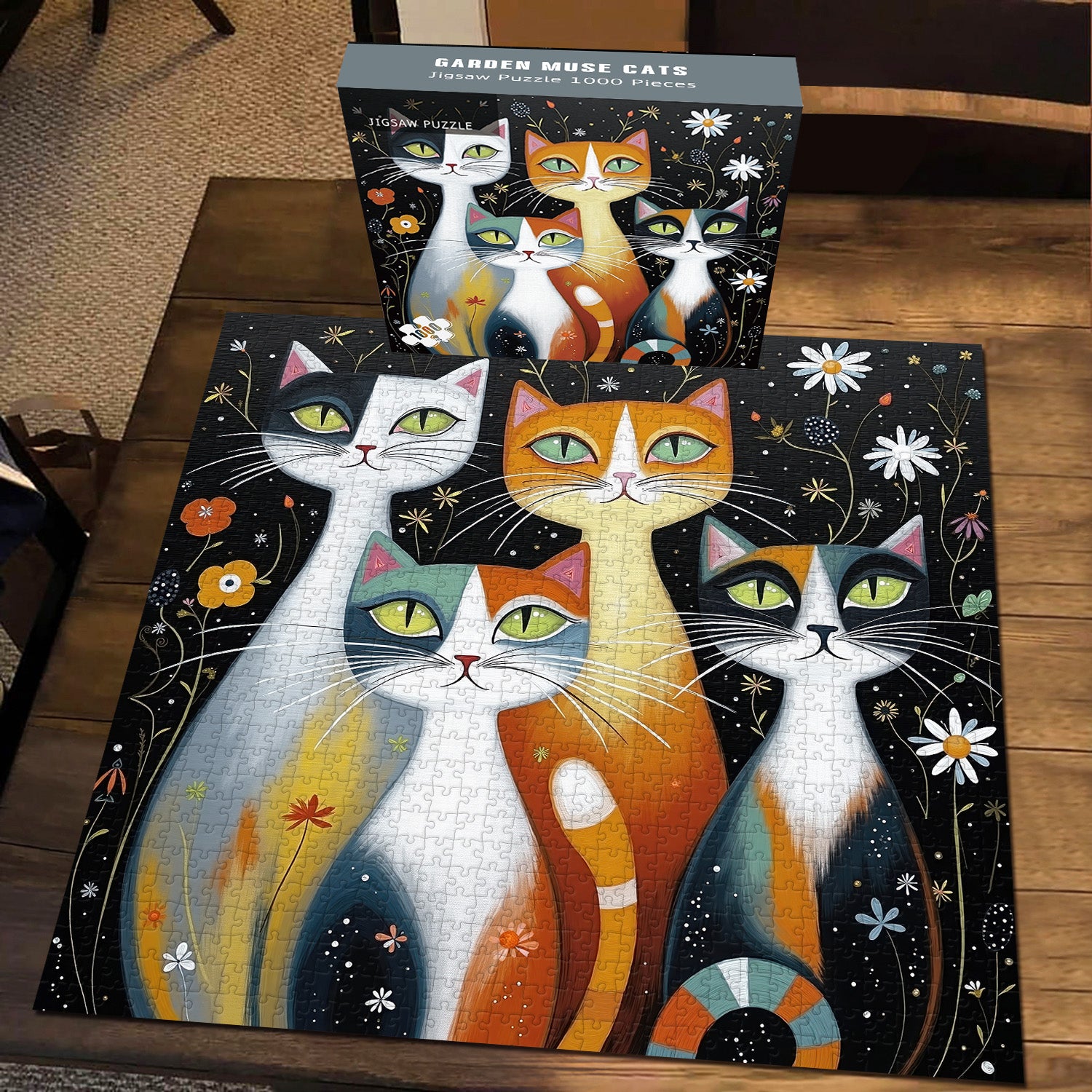 Garden Muse Cats Puzzle 1000 Teile