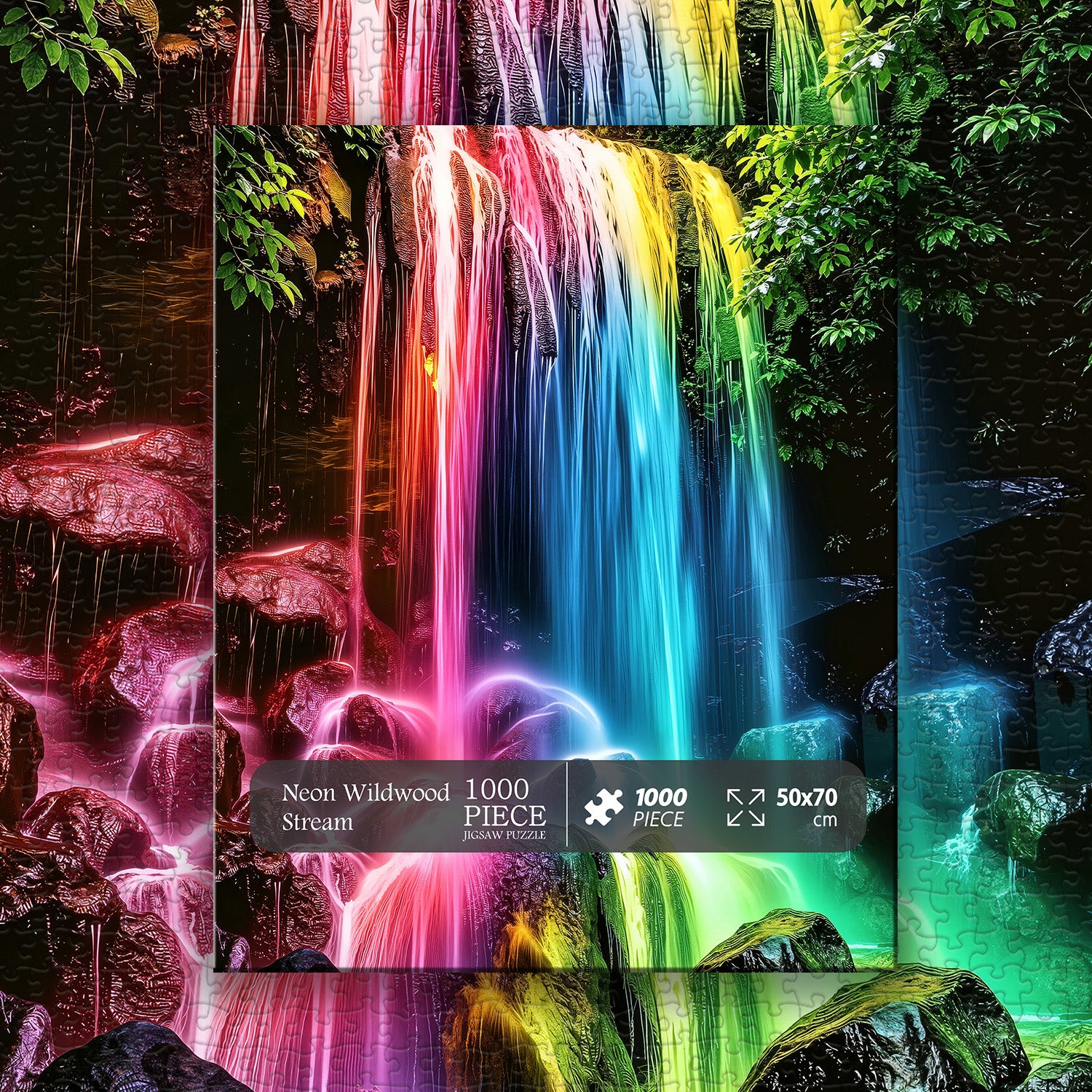 Neon Wildwood Stream Puzzle 1000 Teile