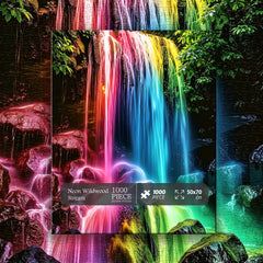 Neon Wildwood Stream Puzzle 1000 Teile