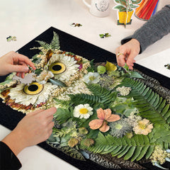 Das Laub-Eulen-Puzzle 1000 Teile