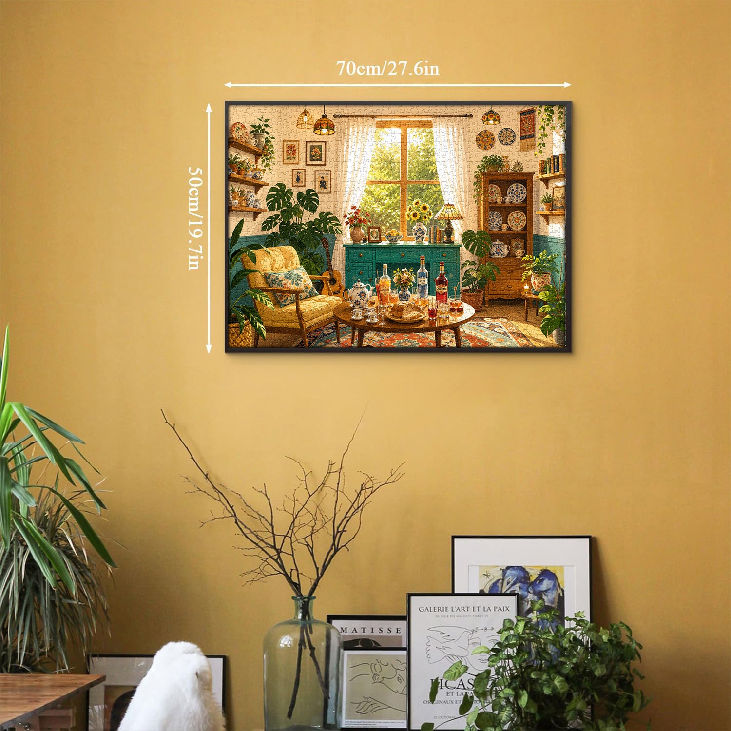 Gemütliches Landhaus-Kunst-Puzzle, 1000 Teile