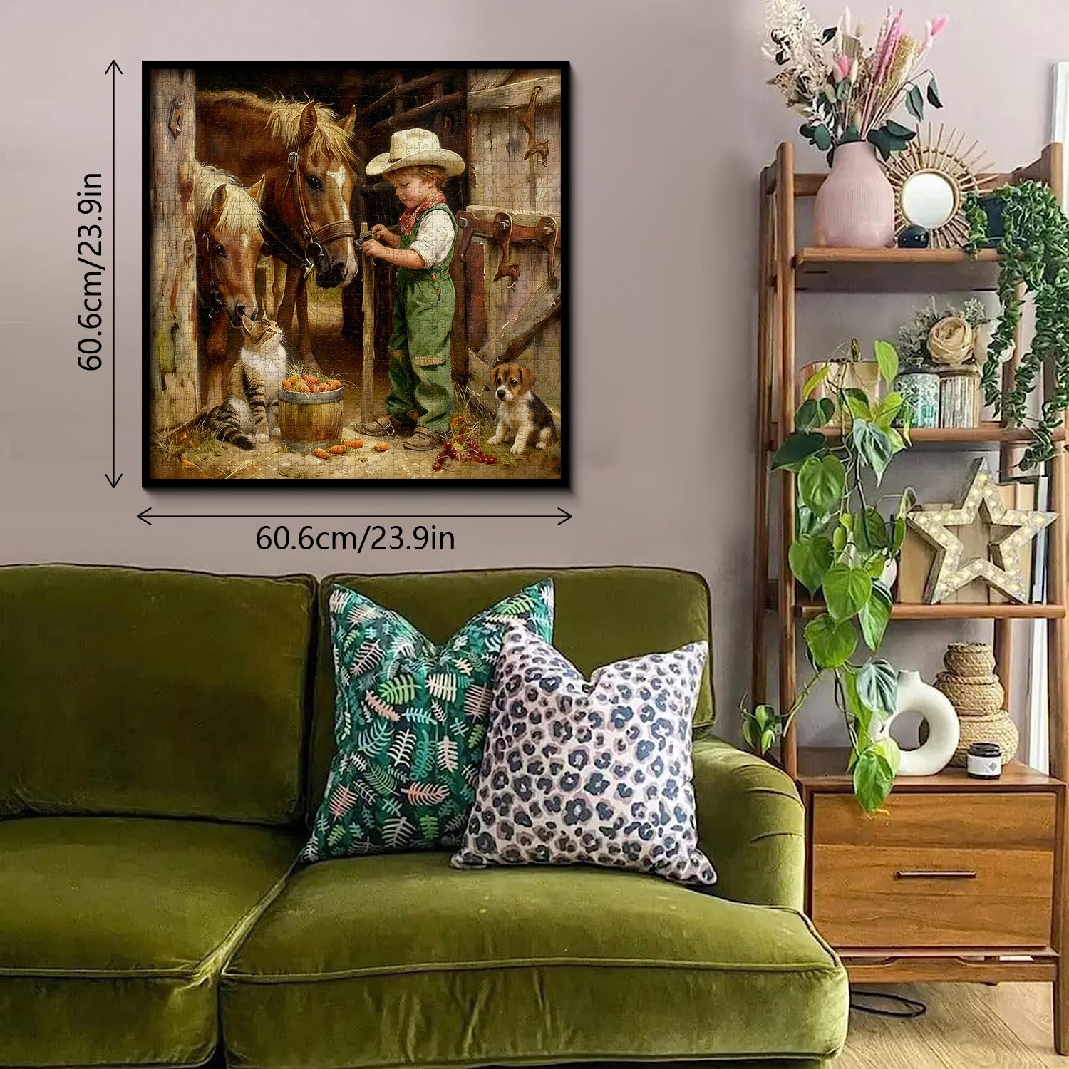 Kindliches Weideleben-Puzzle 1000 Teile