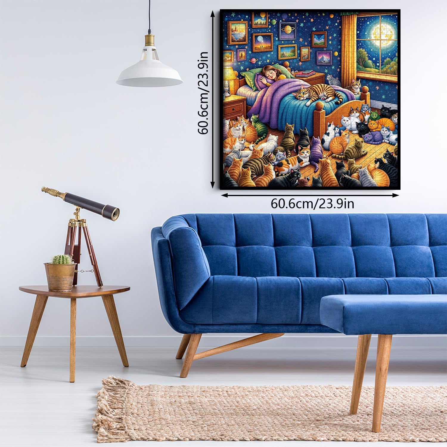 Cats Guarding Dreams Jigsaw Puzzle 1000 Pieces