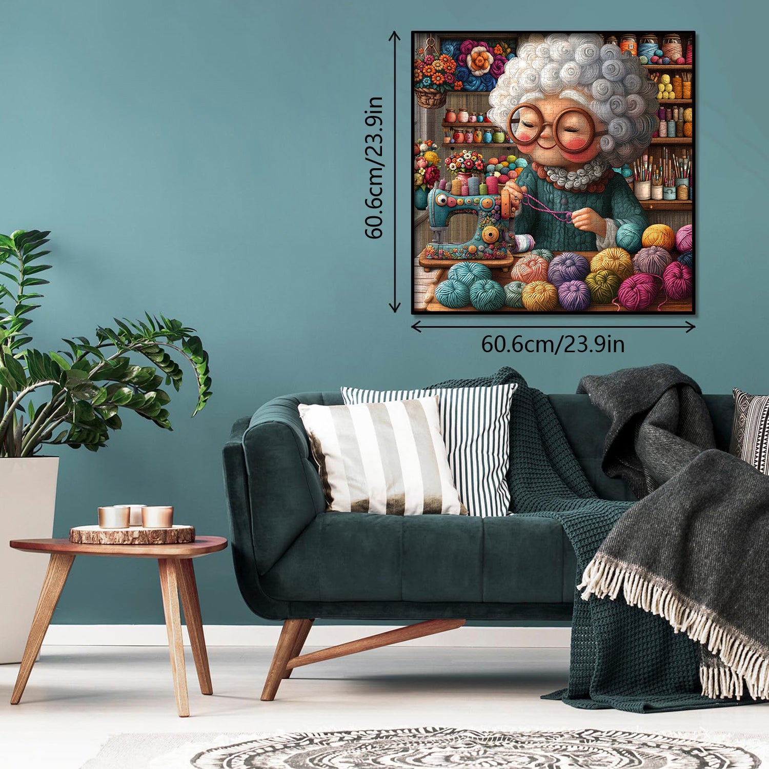 Grandma’s Knitting World Jigsaw Puzzle 1000 Pieces