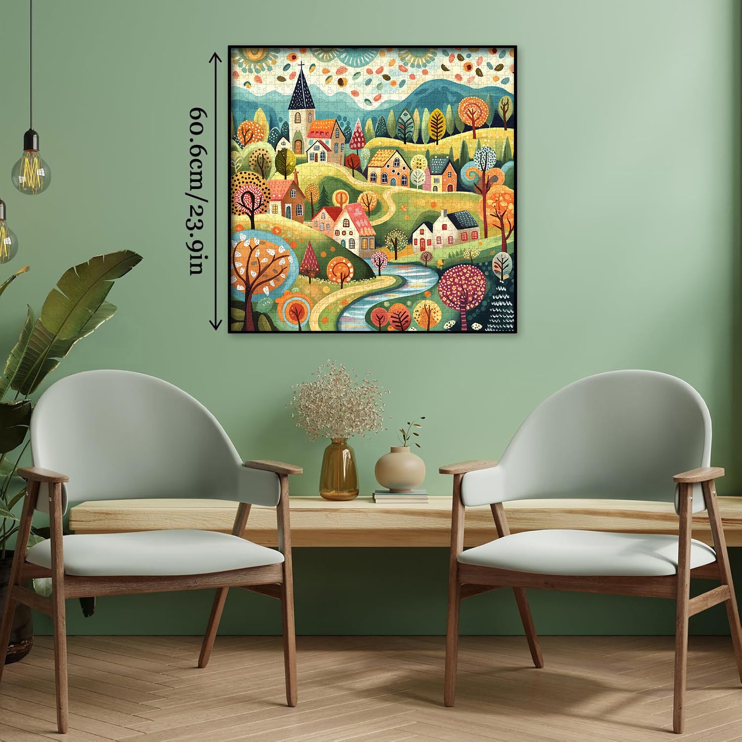 Colorful Autumn Valley Jigsaw Puzzle 1000 Pieces
