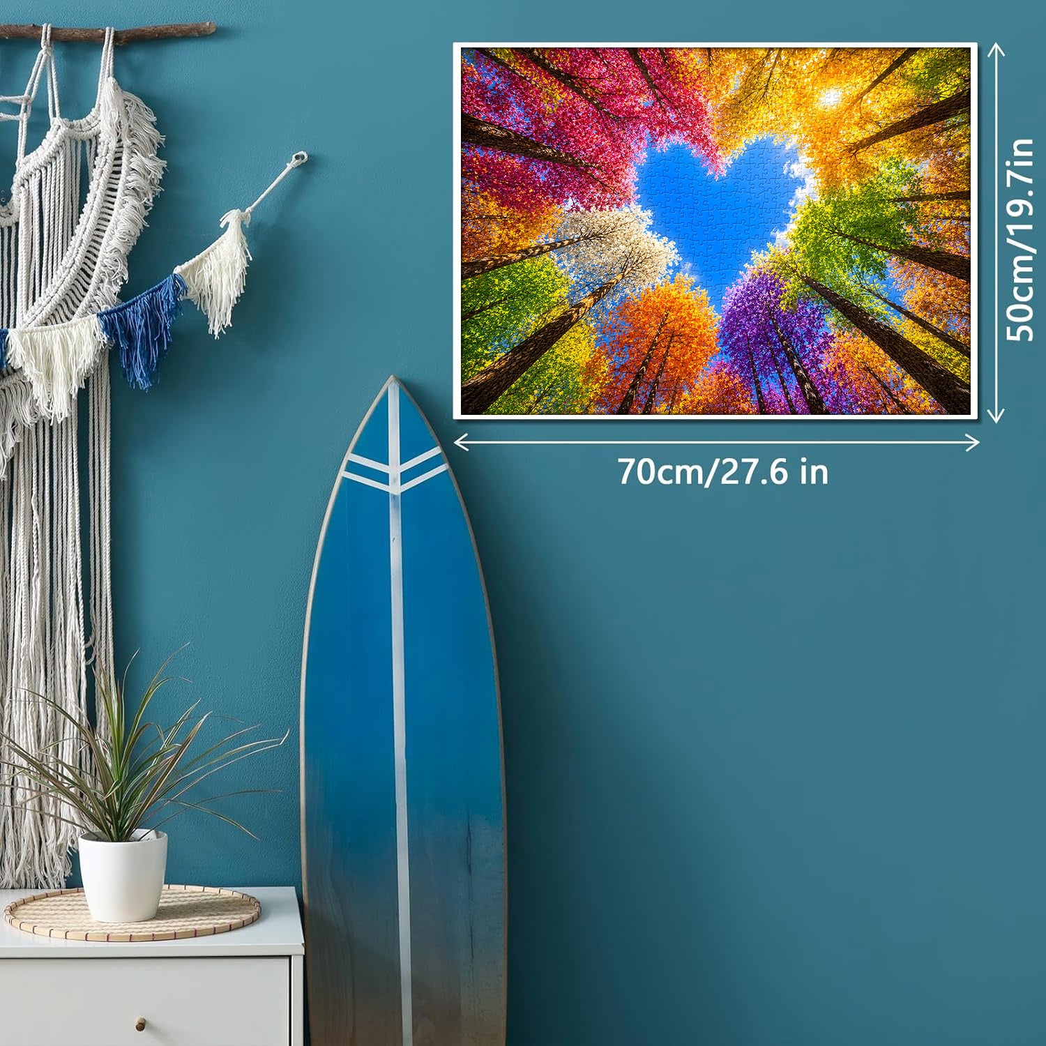 Regenbogenwald-Puzzle 1000 Teile