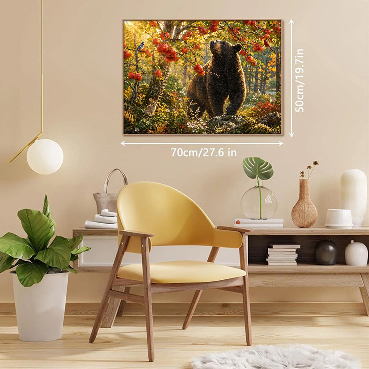 Sunlit Woodland Bear Puzzle 1000 Teile