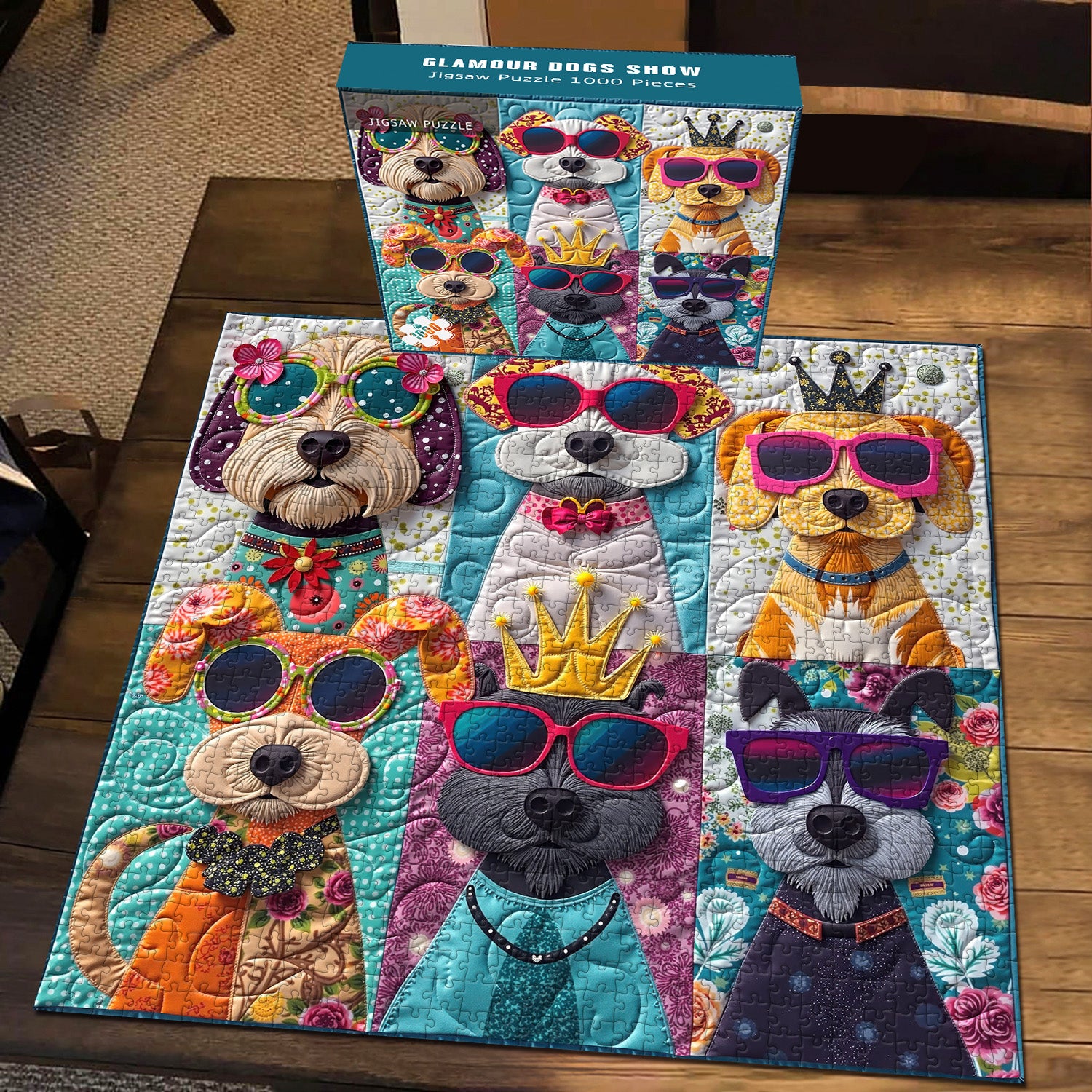 Glamour Dogs Show Jigsaw Puzzle 1000 Pieces