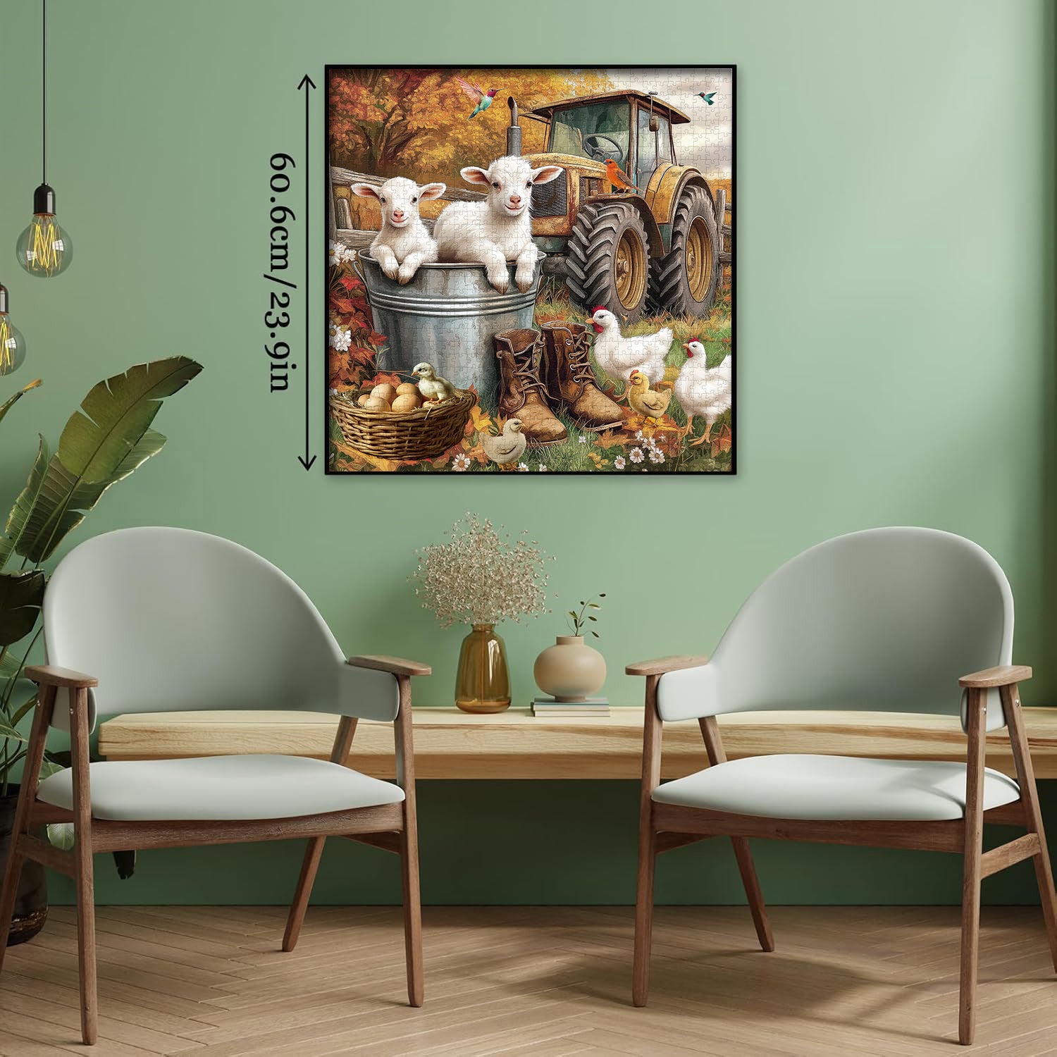 Autumn Harvest Farm Jigsaw Puzzle 1000 Pieces