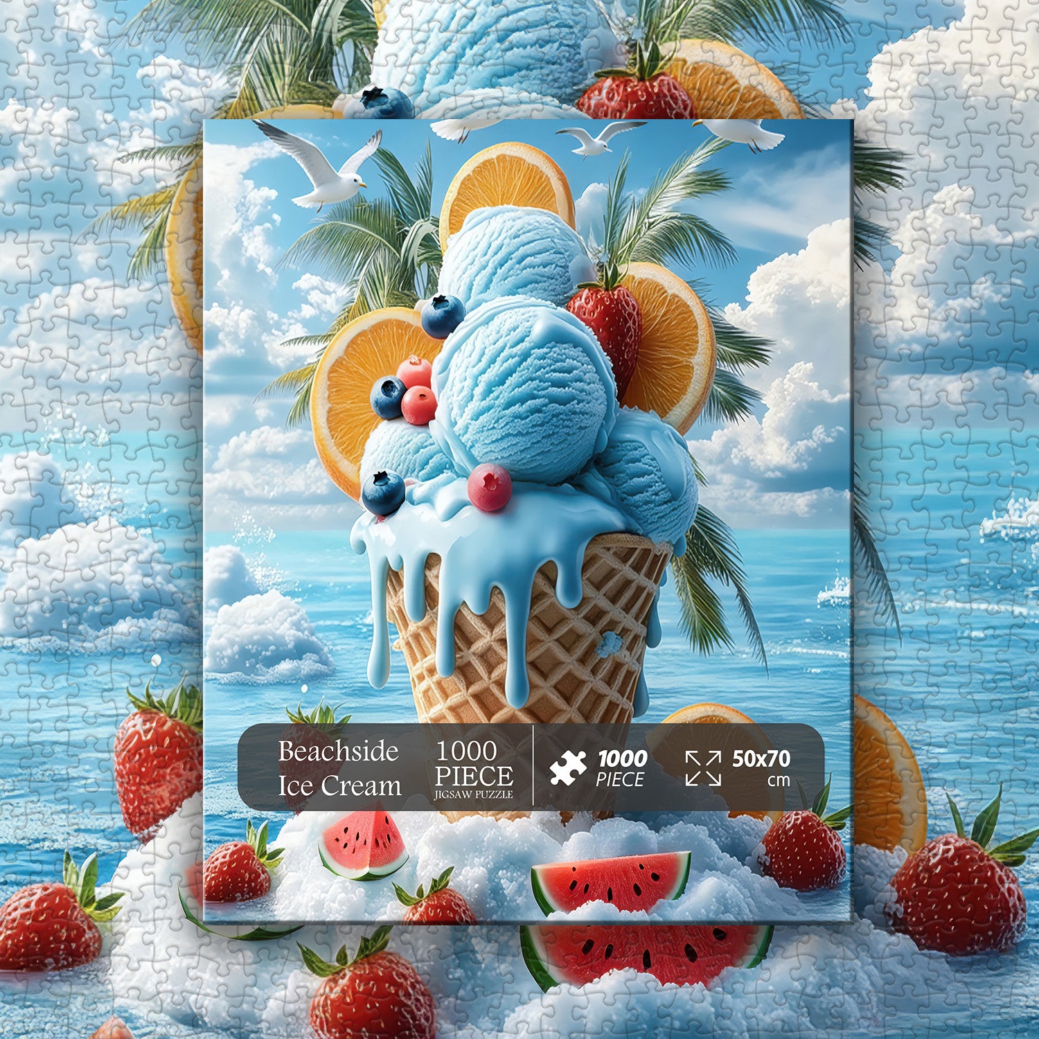 Beachside Ice Cream Jigsaw Puzzle 1000 Pieces