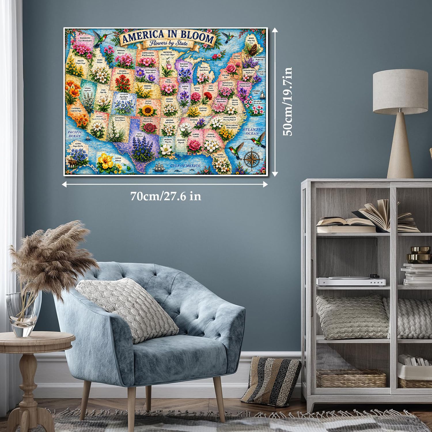 America in Bloom Jigsaw Puzzle 1000 Pieces