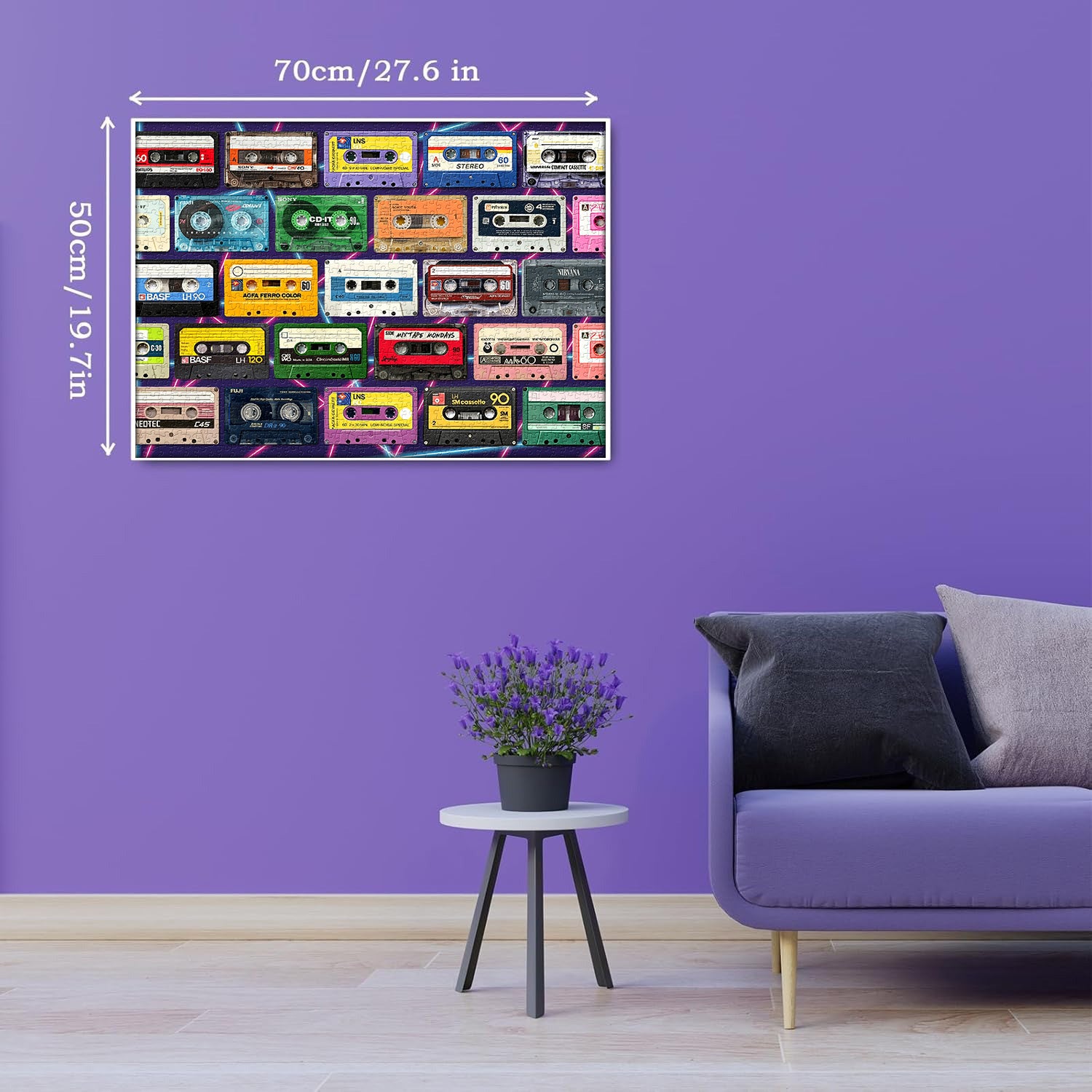 Vintage Kassetten Puzzle 1000 Teile