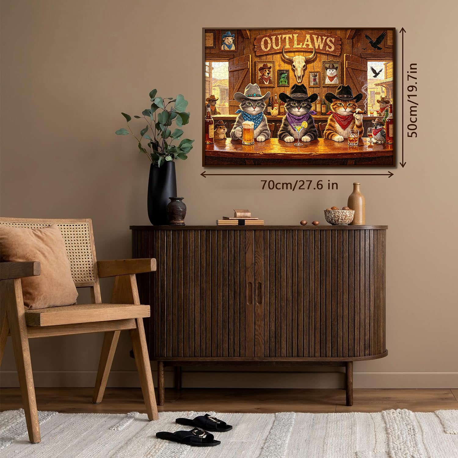 Saloon Kitties Puzzle 1000 Teile