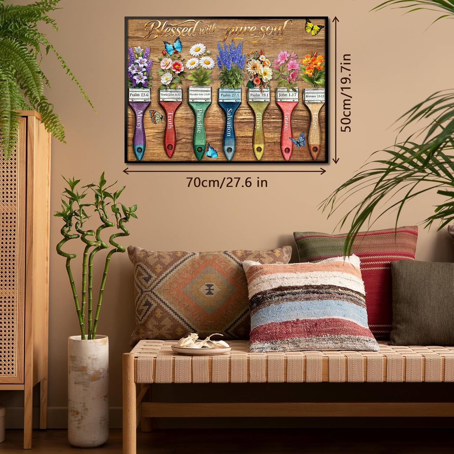Faith Paint Brushes Puzzle 1000 Teile