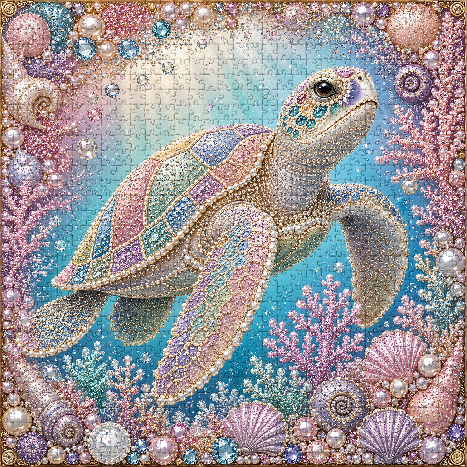Juwel Meeresschildkröte Puzzle 1000 Teile