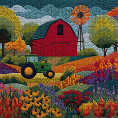 Barn of Blossoming Days Jigsaw Puzzle 1000 Pieces