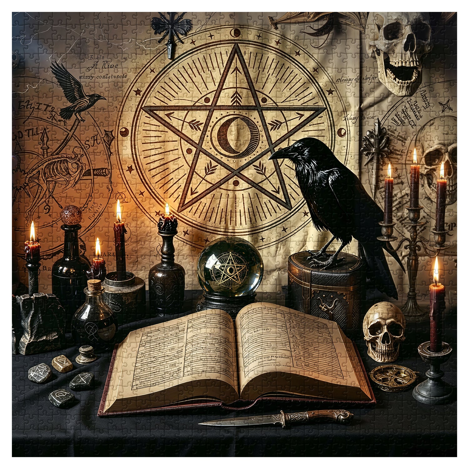 Raven Arcana Puzzle 1000 Teile