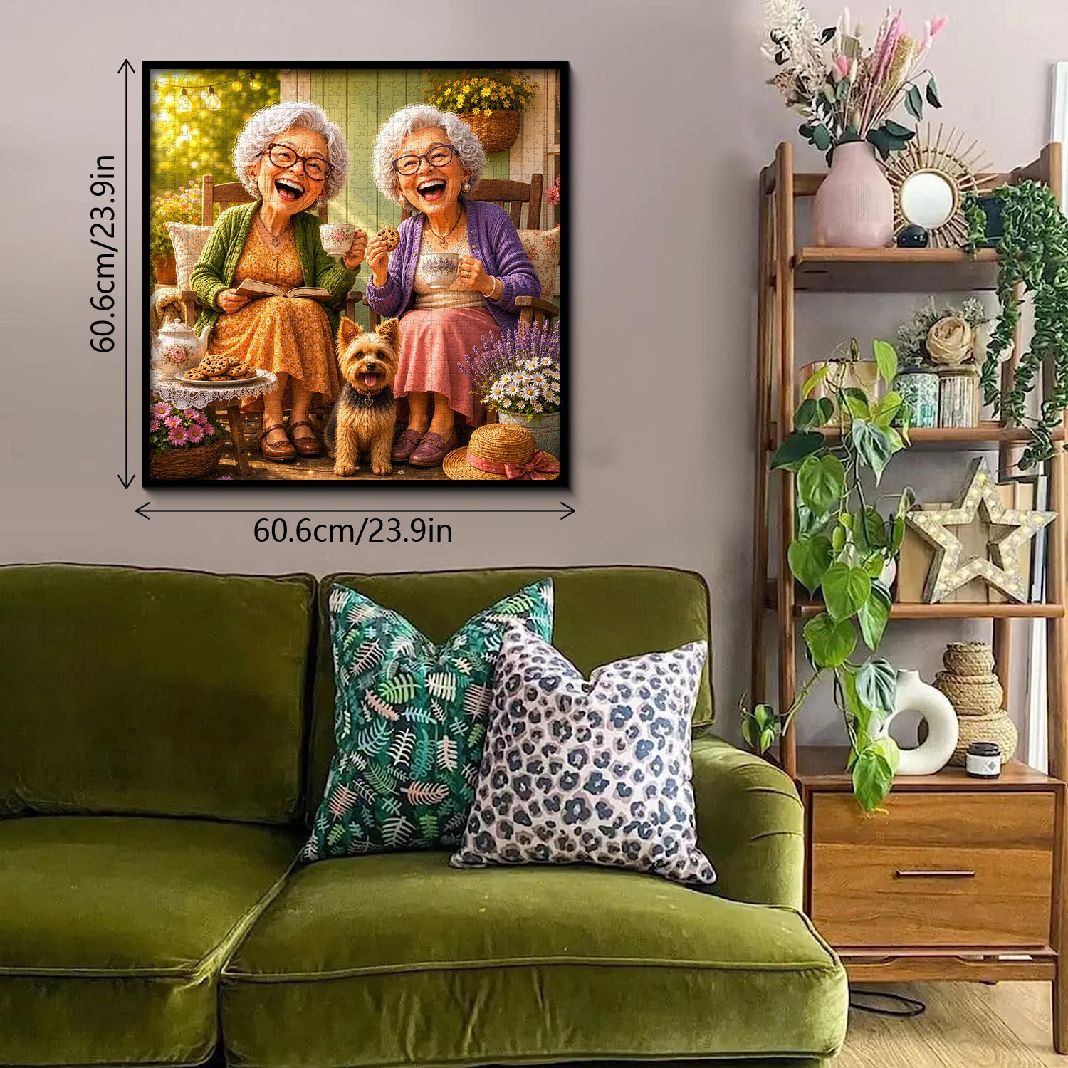 Sunny Grandmas Jigsaw Puzzle 1000 Pieces