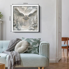 Eule im Schnee Puzzle 1000 Teile