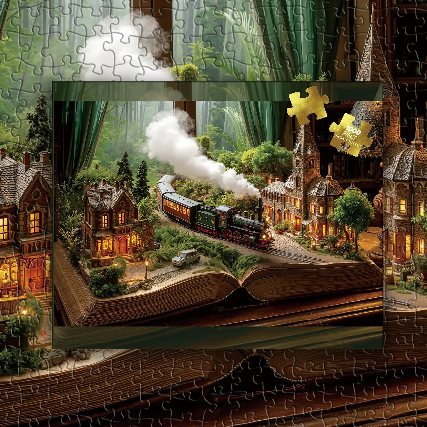 Durch die Seiten Puzzle 1000 Teile